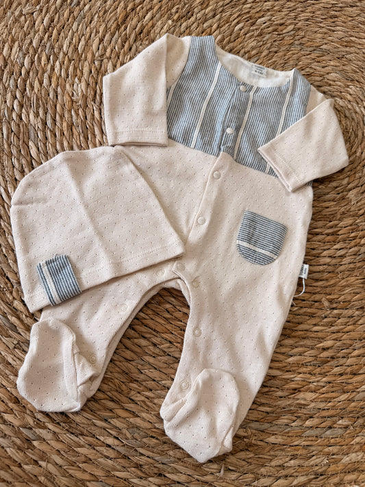 Smart Journey 2-Piece Overall & Hat Set