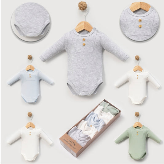 Basic Essential Bodysuit Set (5pcs)