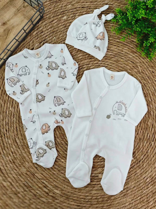 Gentle Elephant Set of 2 overalls