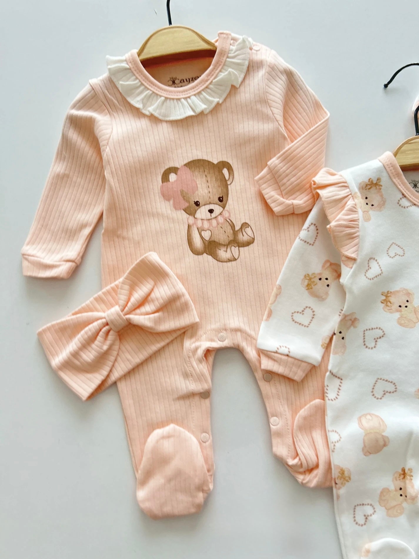 Teady Bear Set of 2 Overalls