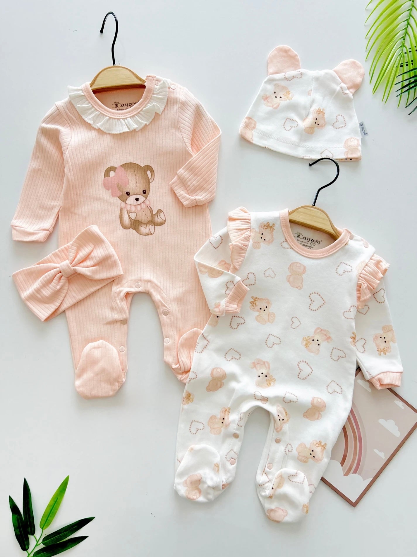 Teady Bear Set of 2 Overalls
