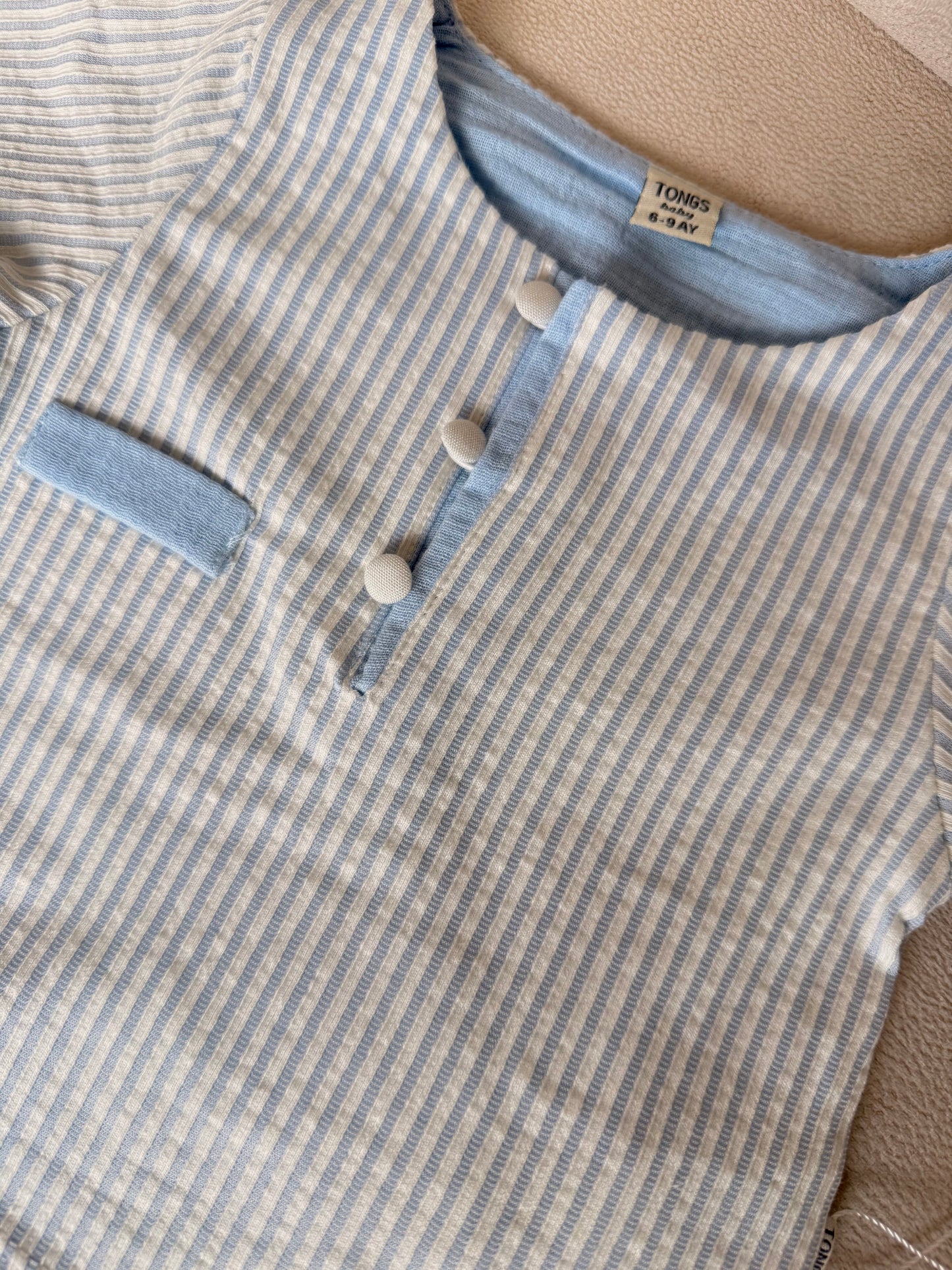 Striped Muslin Celebration Set