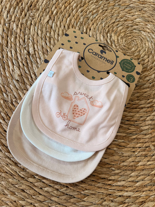 Sweet Home Set of 3 Bibs
