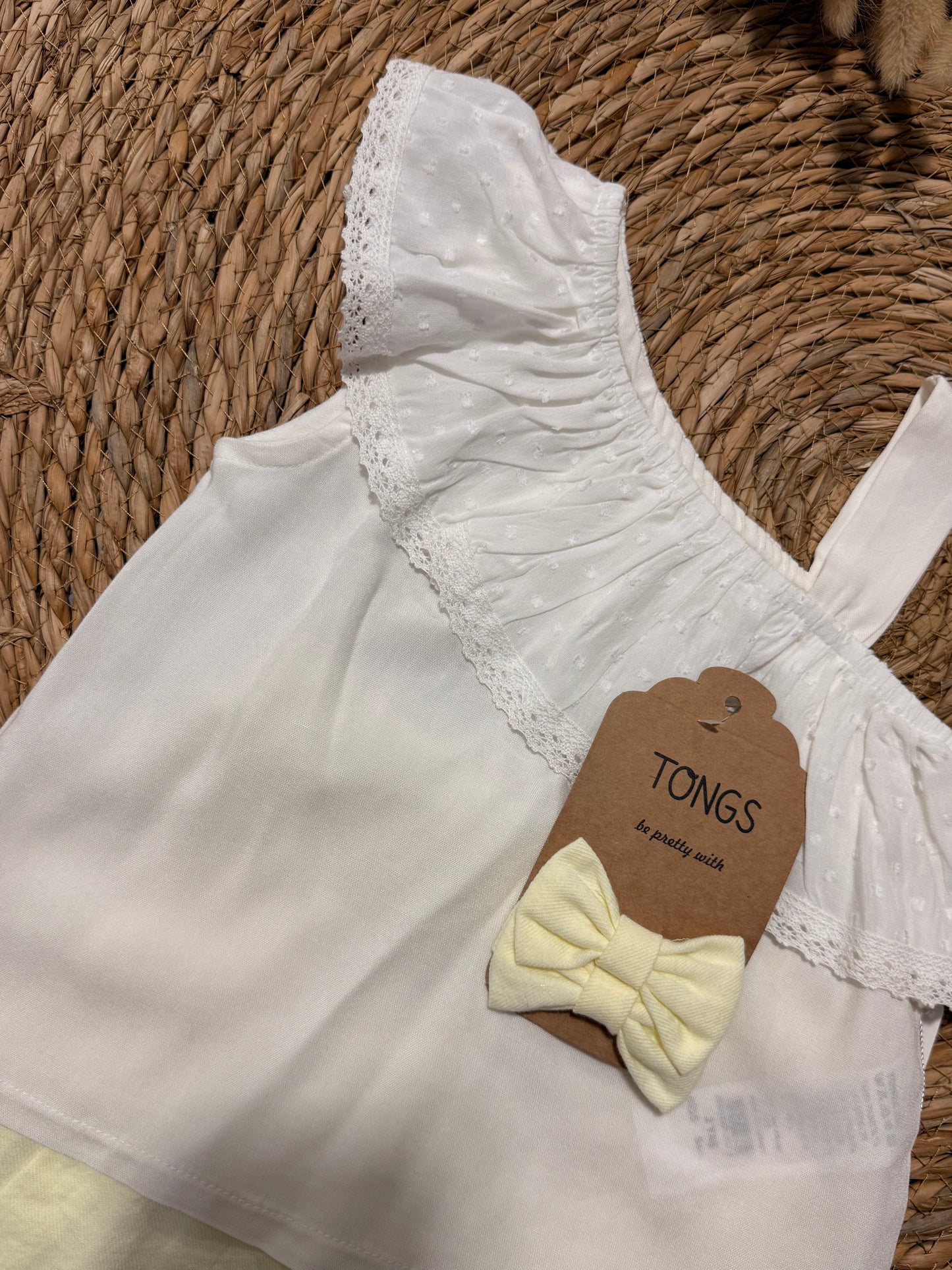 Buttercream Ruffled & Bloomers Set