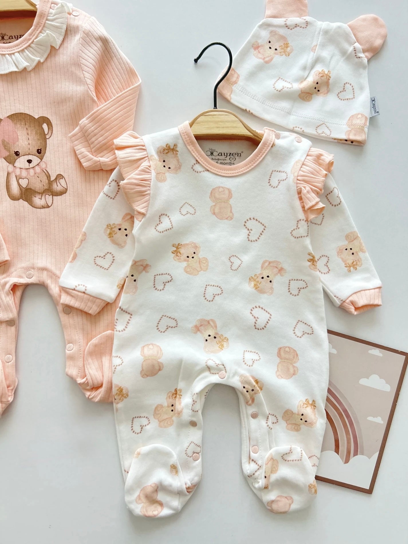 Teady Bear Set of 2 Overalls