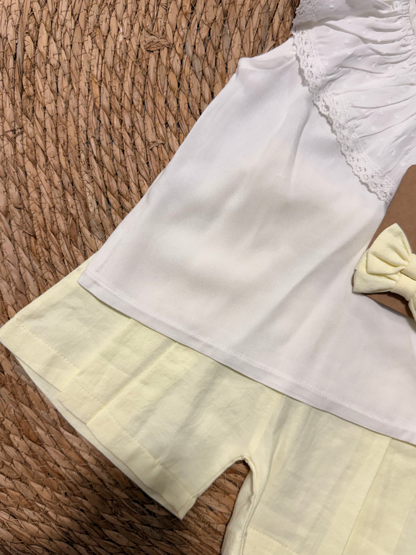 Buttercream Ruffled & Bloomers Set