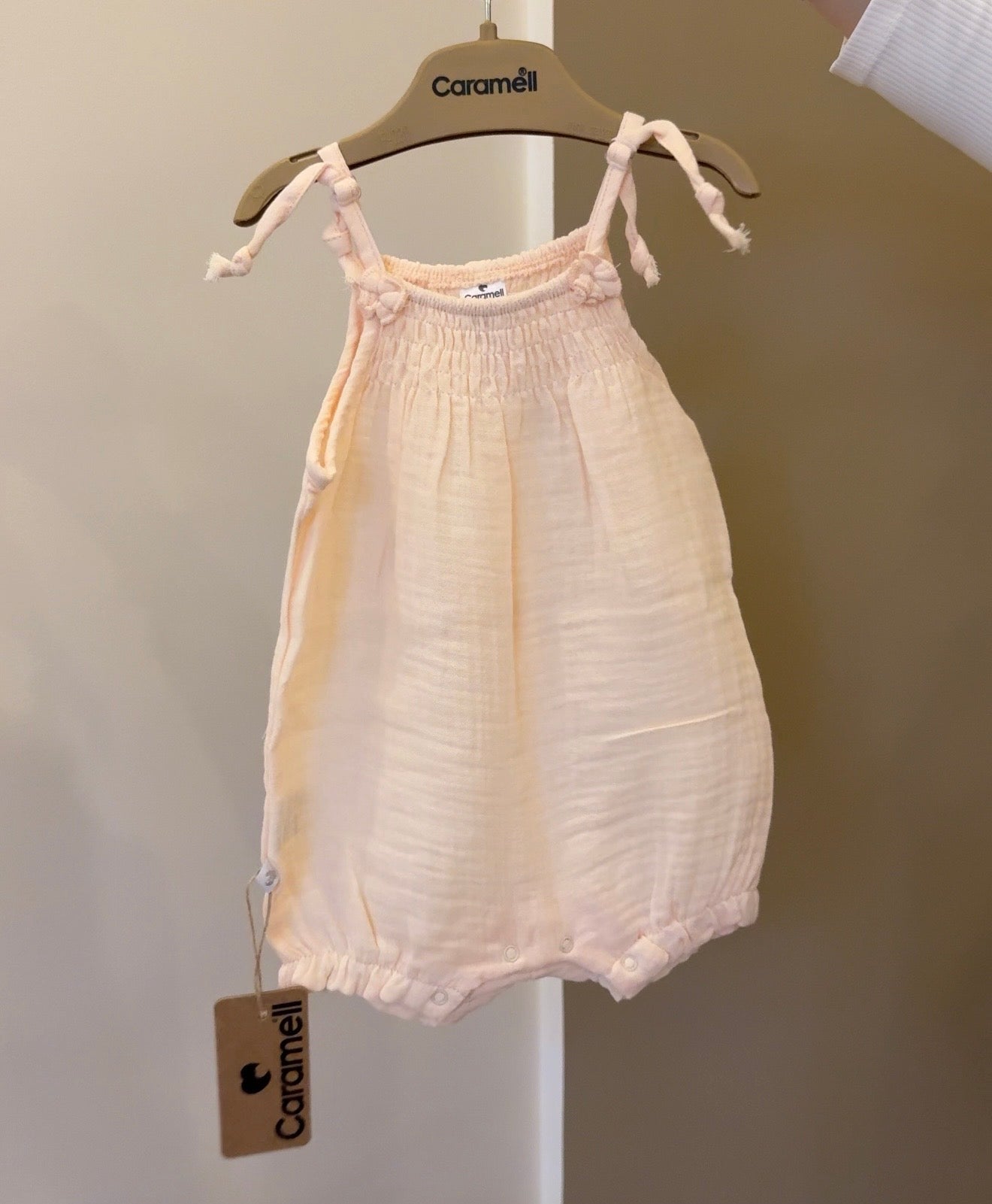 Floral Garden Muslin Ruffled Romper
