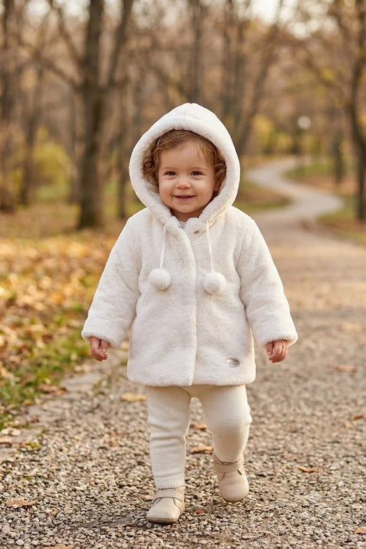 Cloud-Soft Hooded Baby Winter Coat