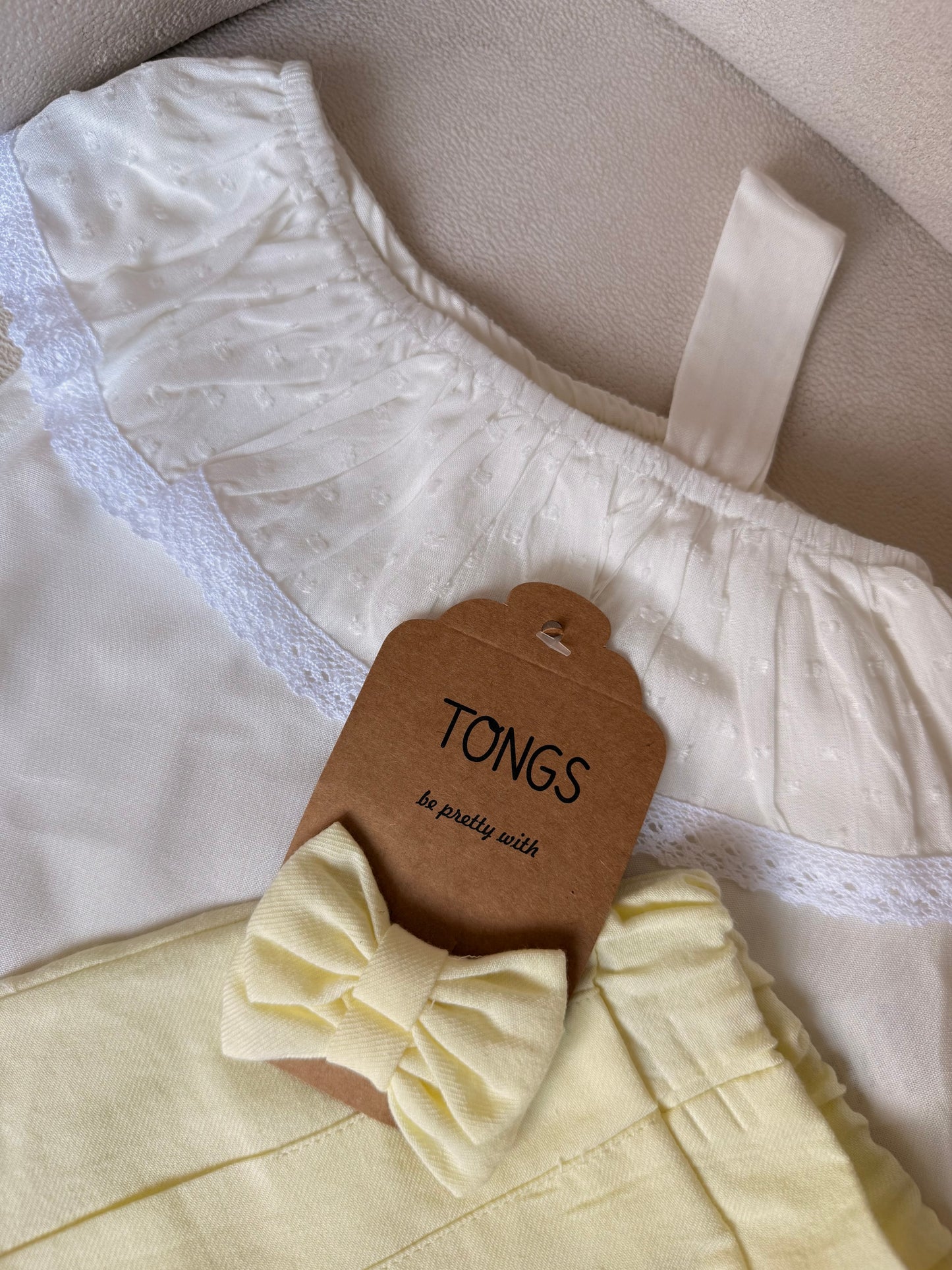 Buttercream Ruffled & Bloomers Set