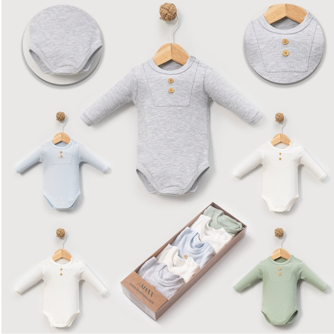Basic Essential Bodysuit Set (5pcs)
