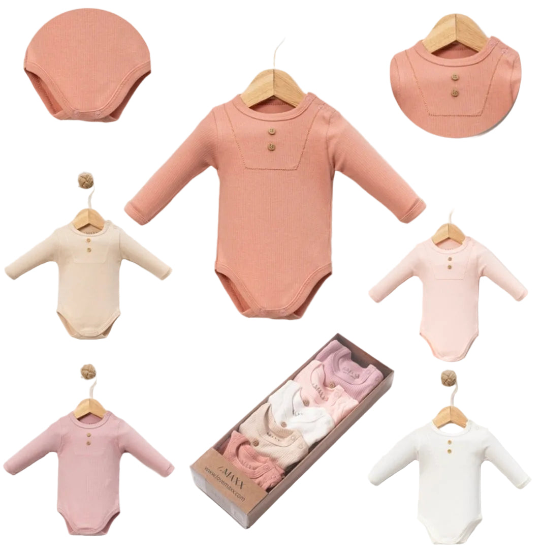 Basic Essential Bodysuit Set (5pcs)