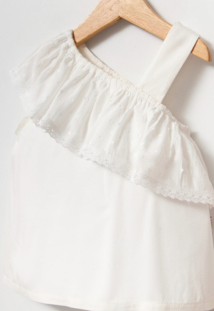Buttercream Ruffled & Bloomers Set