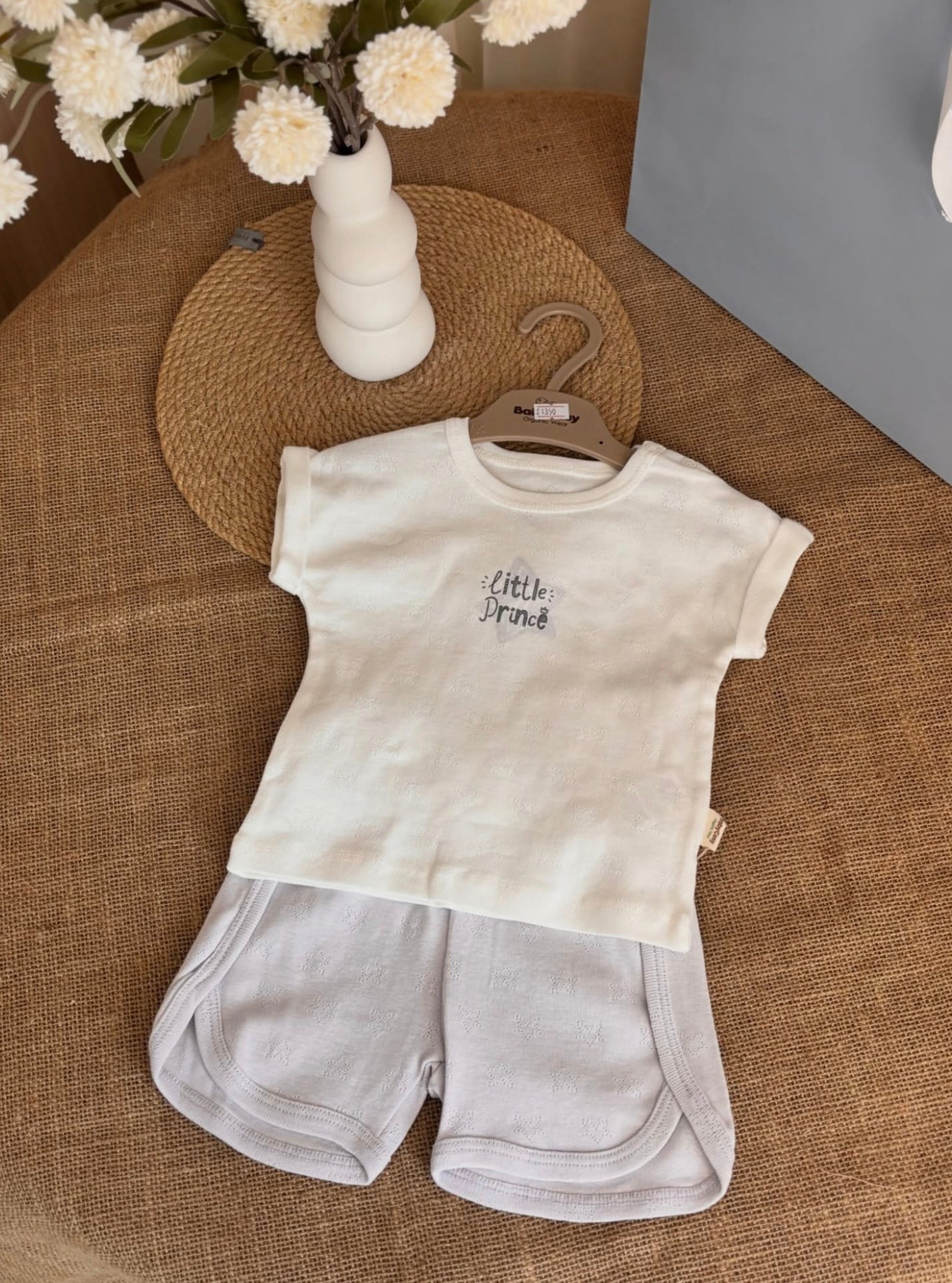 "Little Prince" Cotton T-Shirt & Shorts Set