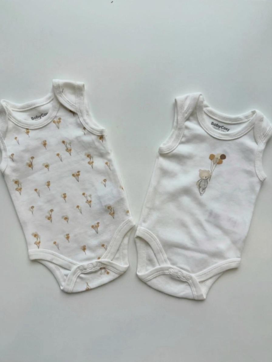 Balloon Themed Bodysuit Set (2pcs)