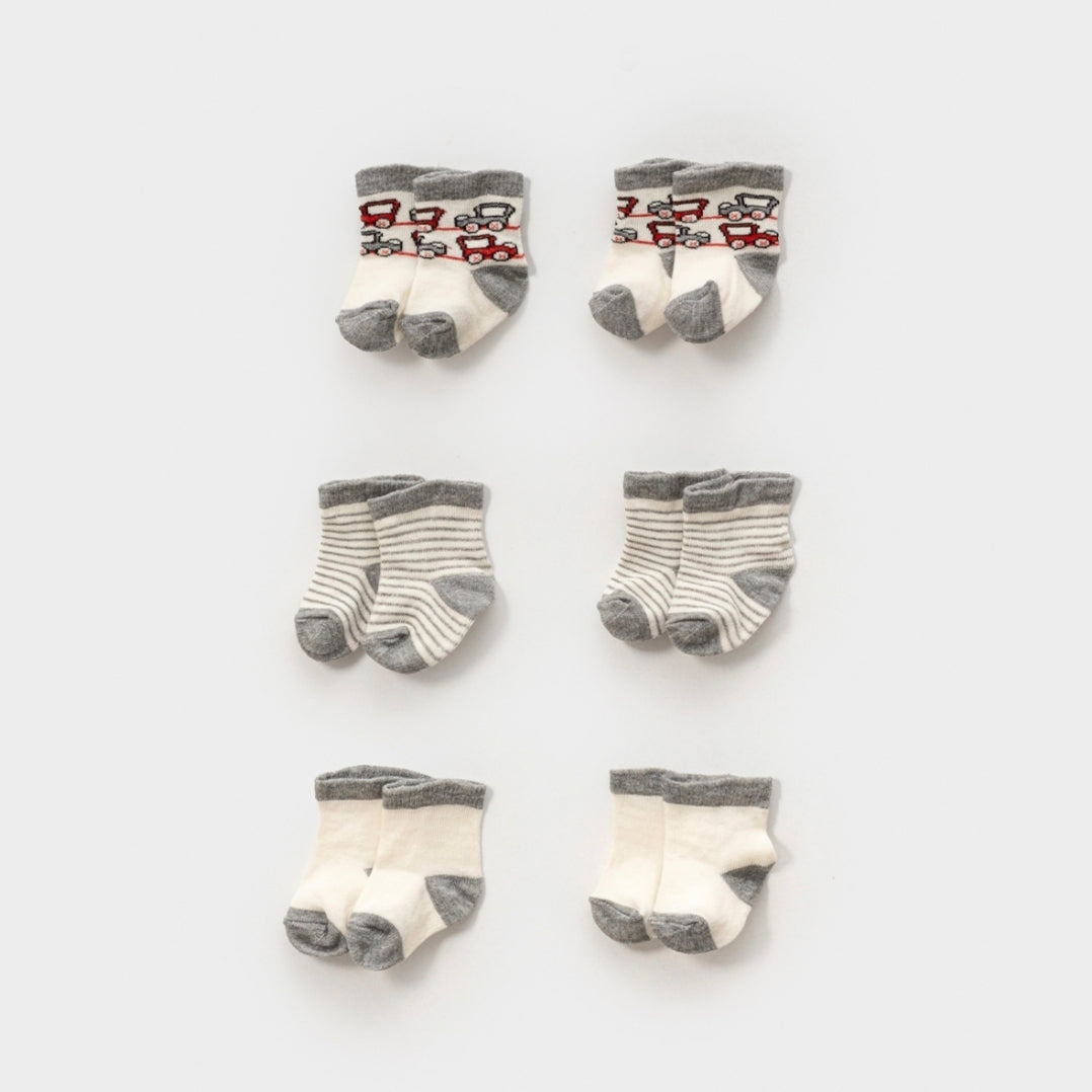 Car Everyday Essentials Socks (6 pairs)