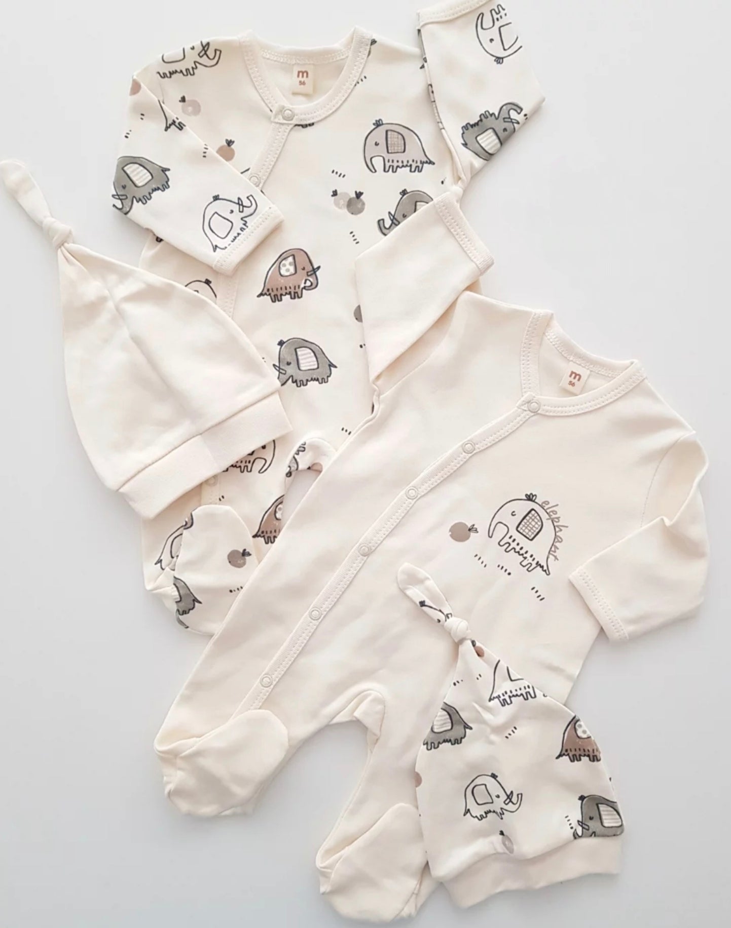 Gentle Elephant Set of 2 overalls