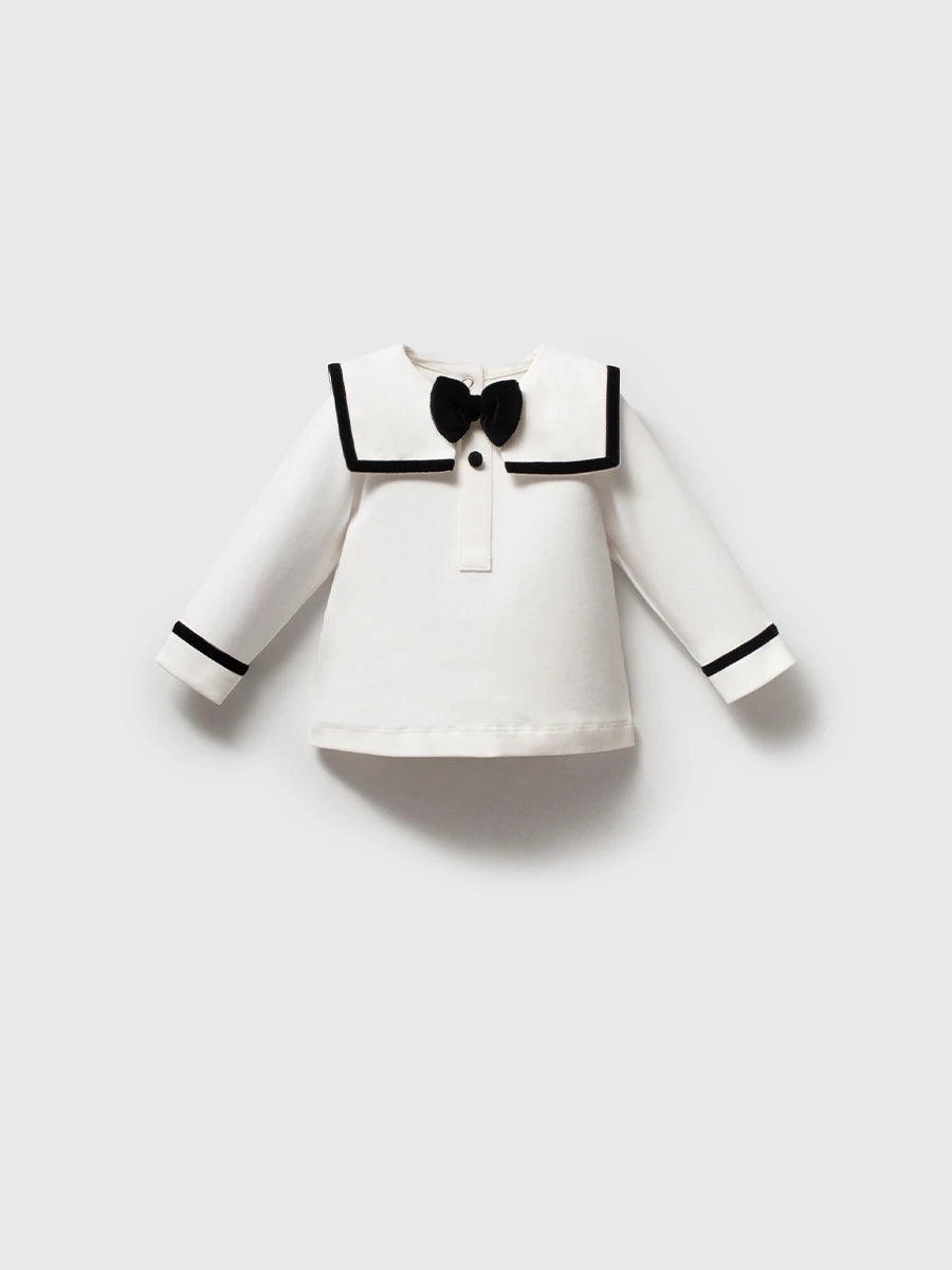 Bunny Embroidered Velvet Overall Set