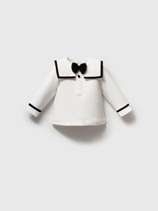 Bunny Embroidered Velvet Overall Set