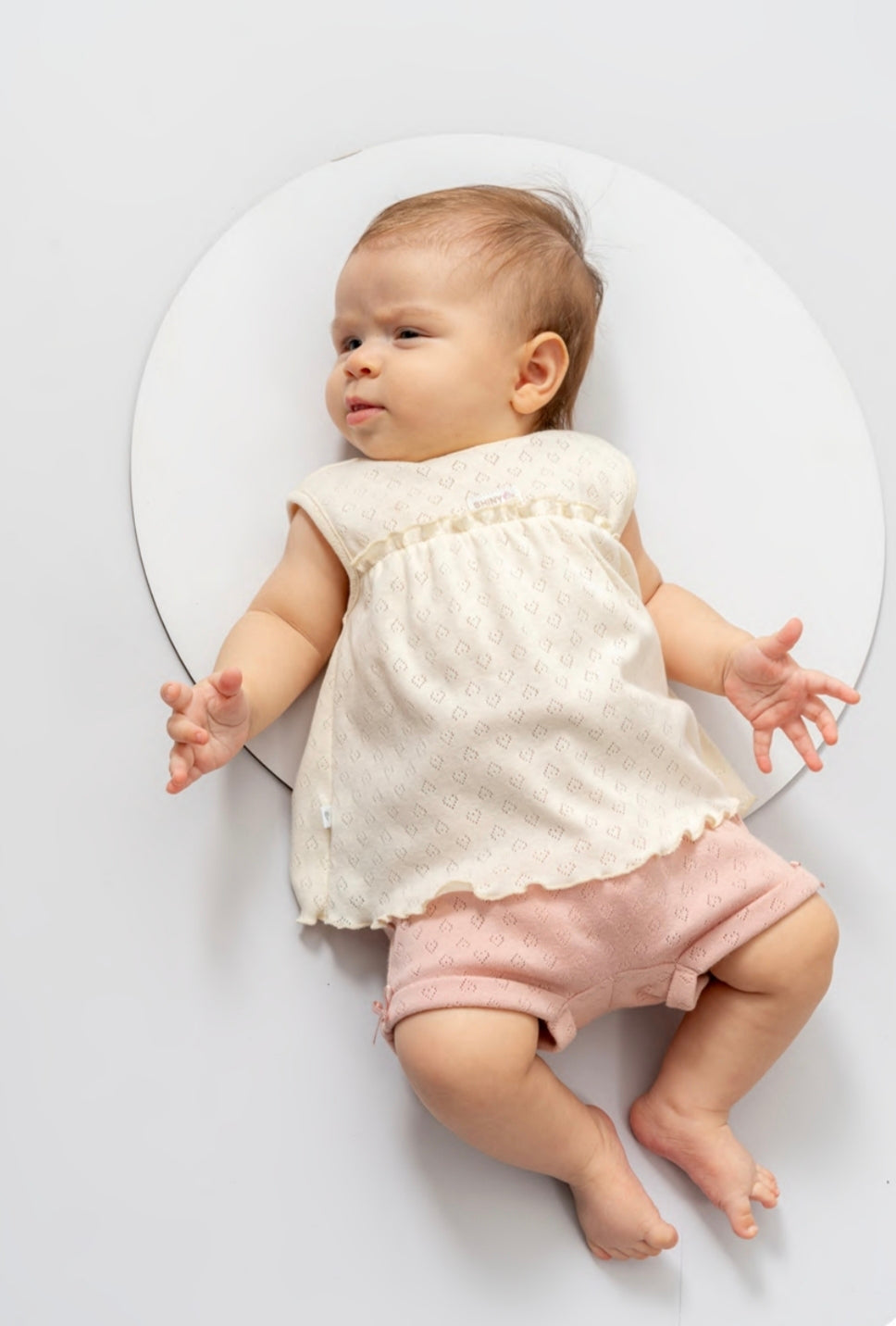 Pointelle Heart Tunic & Bloomers Set