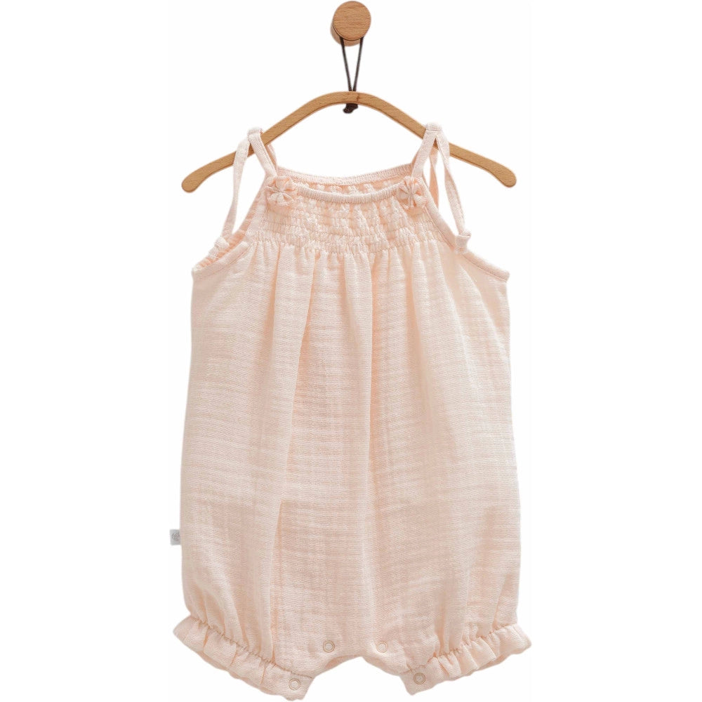 Floral Garden Muslin Ruffled Romper
