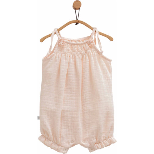 Floral Garden Muslin Ruffled Romper