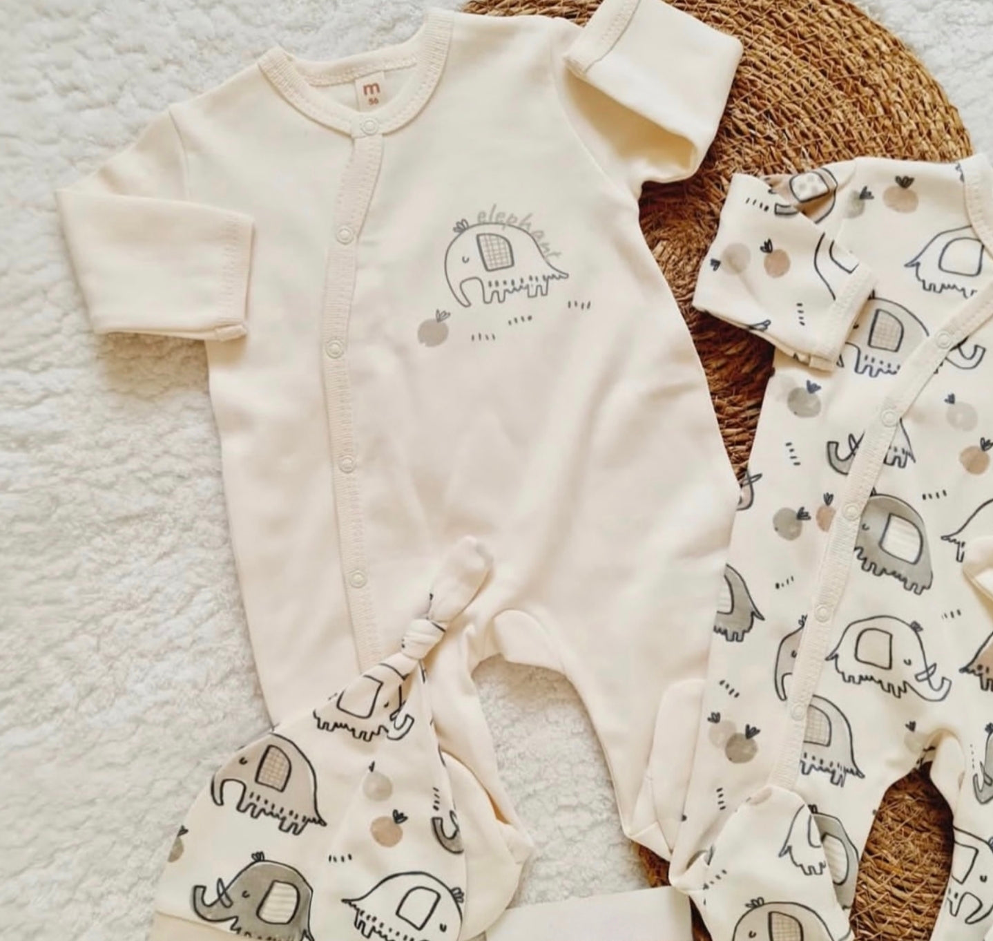 Gentle Elephant Set of 2 overalls