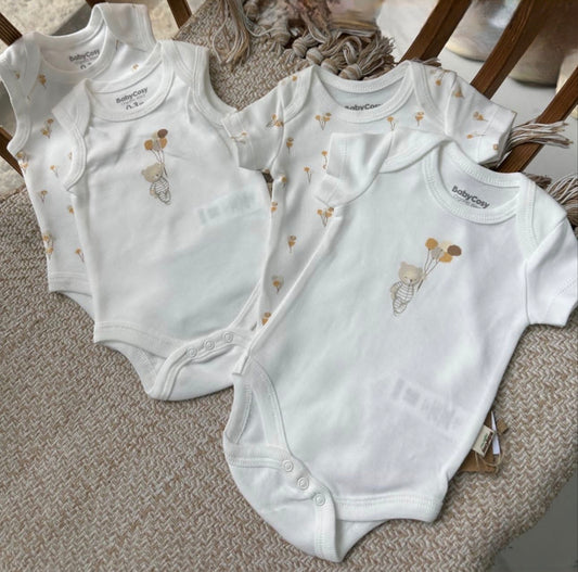 Balloon Themed Bodysuit Set (2pcs)