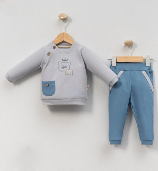 Cozy Crown Bear Set