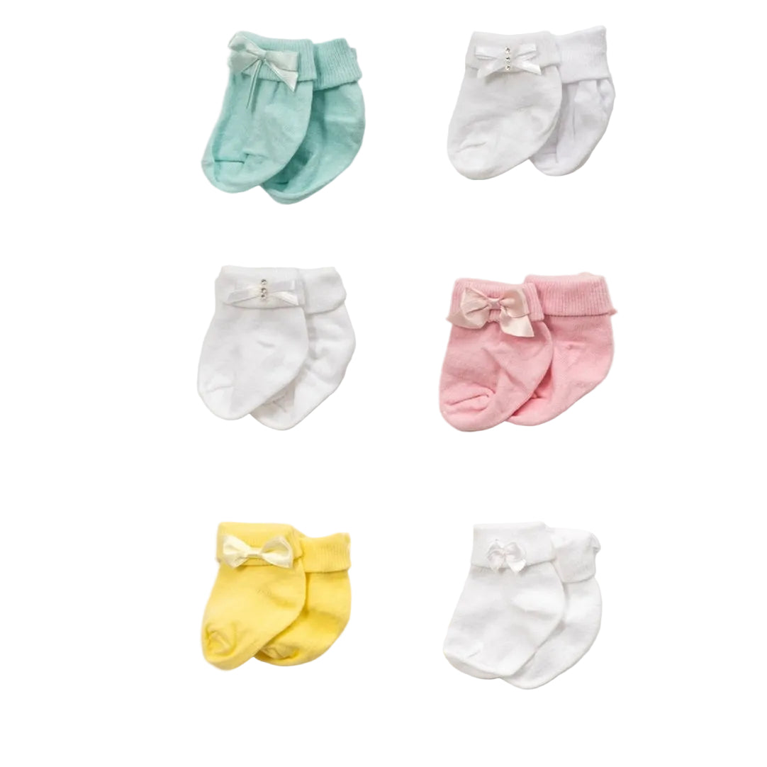 Bow Socks Set (5 pairs)