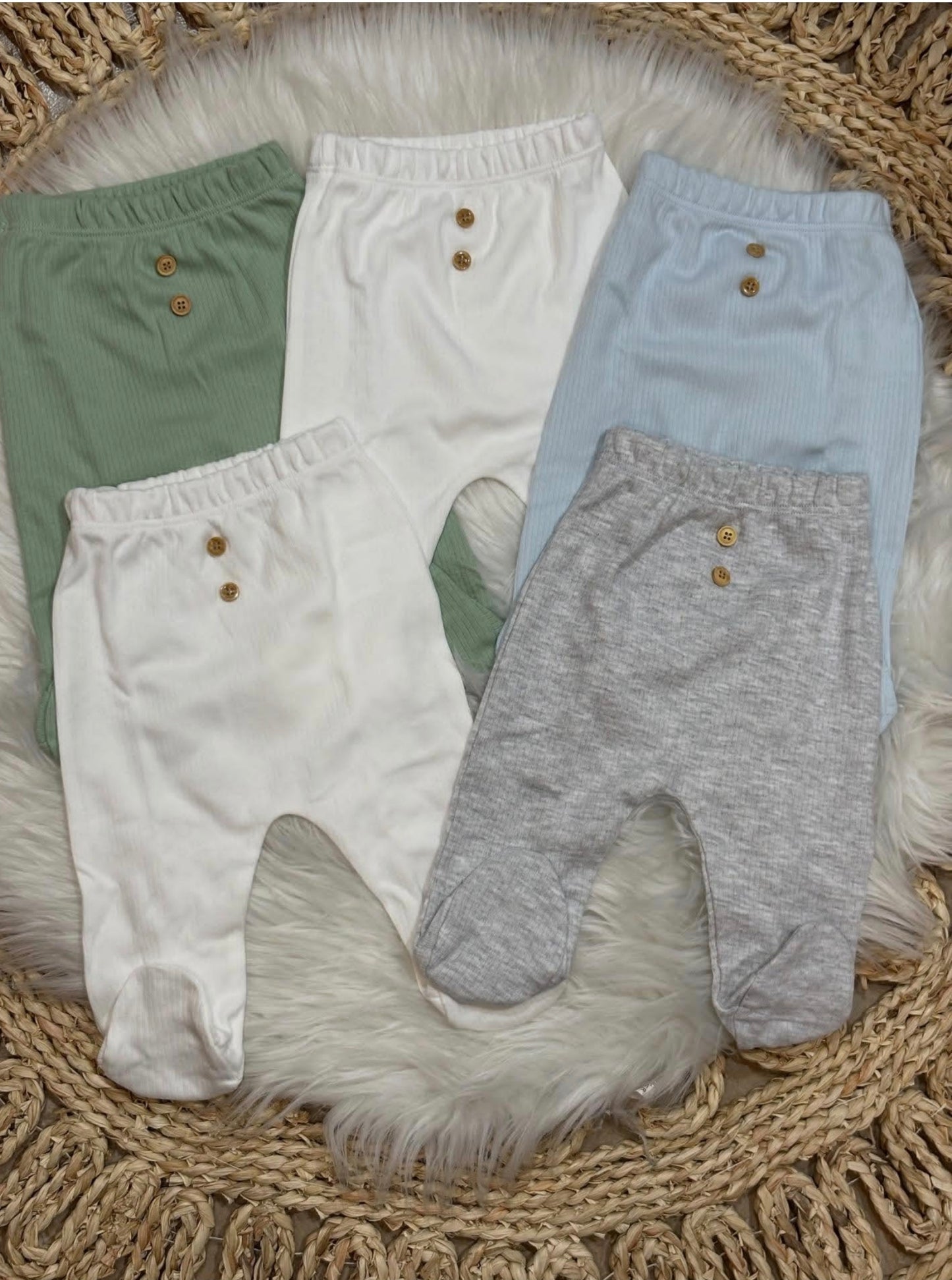 Basic Essential Pants Set (5pcs)