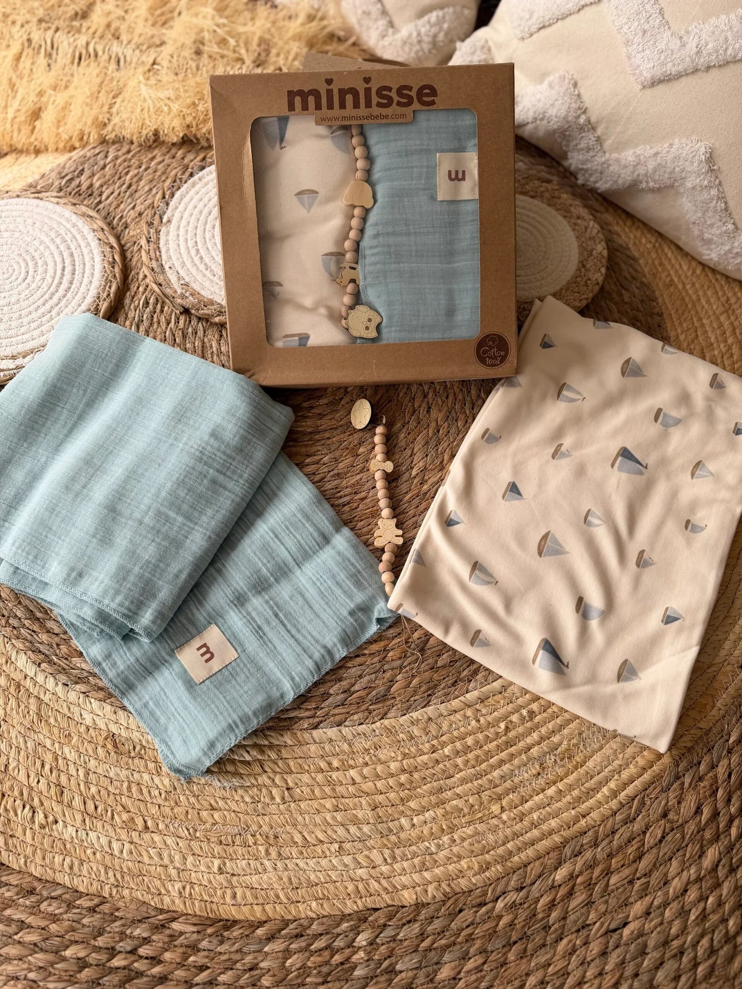 Boat Set of 2 Blankets (3pcs)