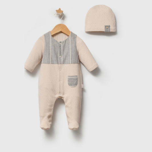 Smart Journey 2-Piece Overall & Hat Set