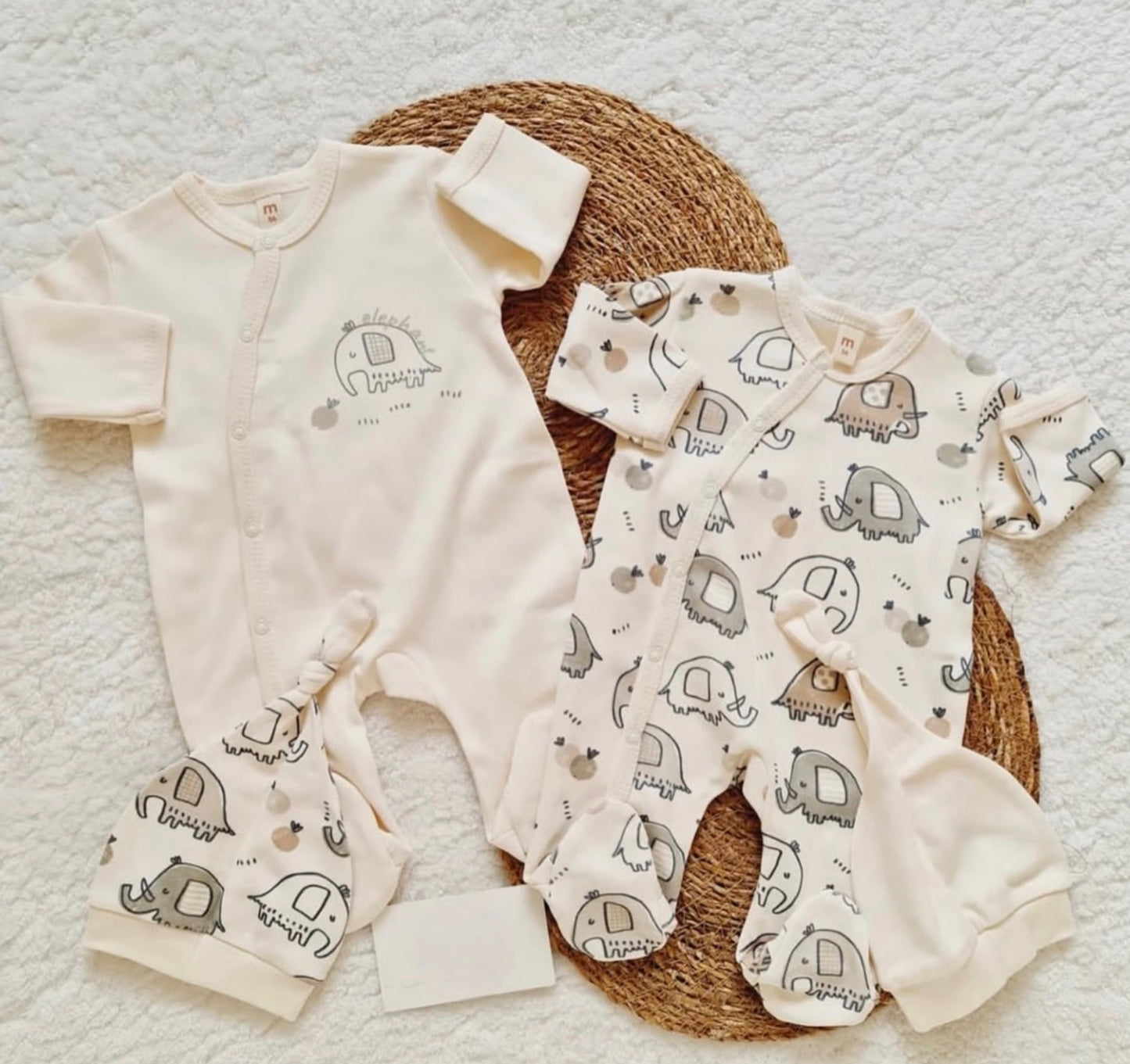 Gentle Elephant Set of 2 overalls
