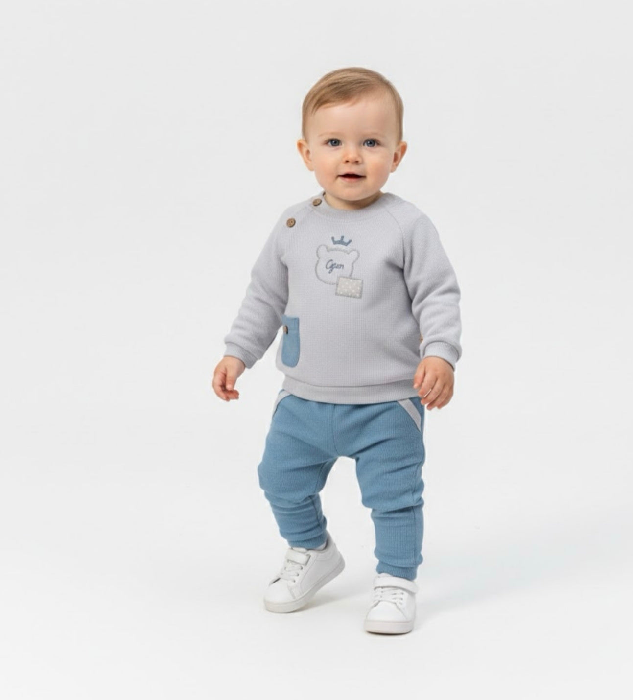 Cozy Crown Bear Set