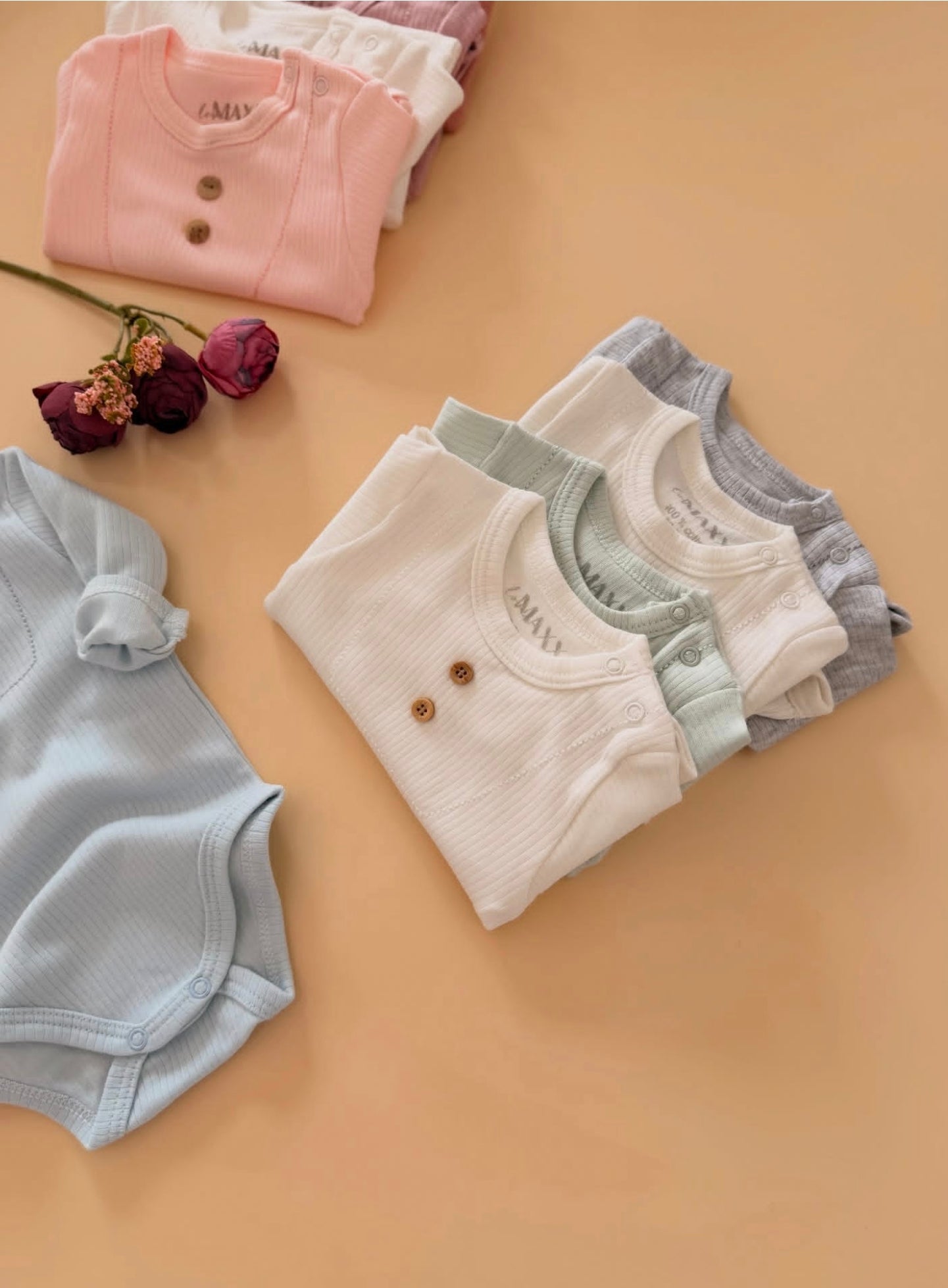 Basic Essential Bodysuit Set (5pcs)
