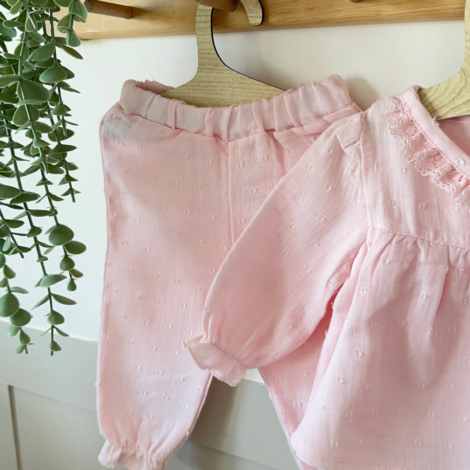 Blush Muslin 2pcs Set