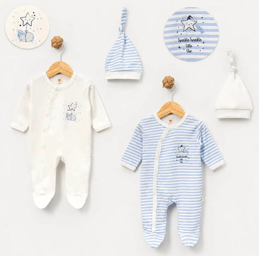 Twinkle Twinkle Little Star Overall Set (4pcs)