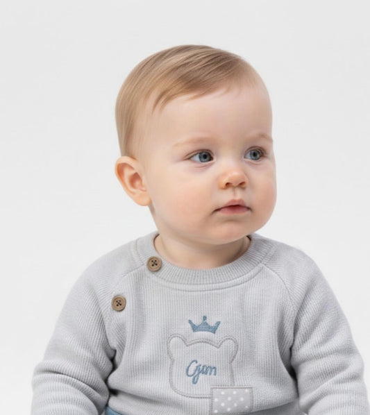 Cozy Crown Bear Set
