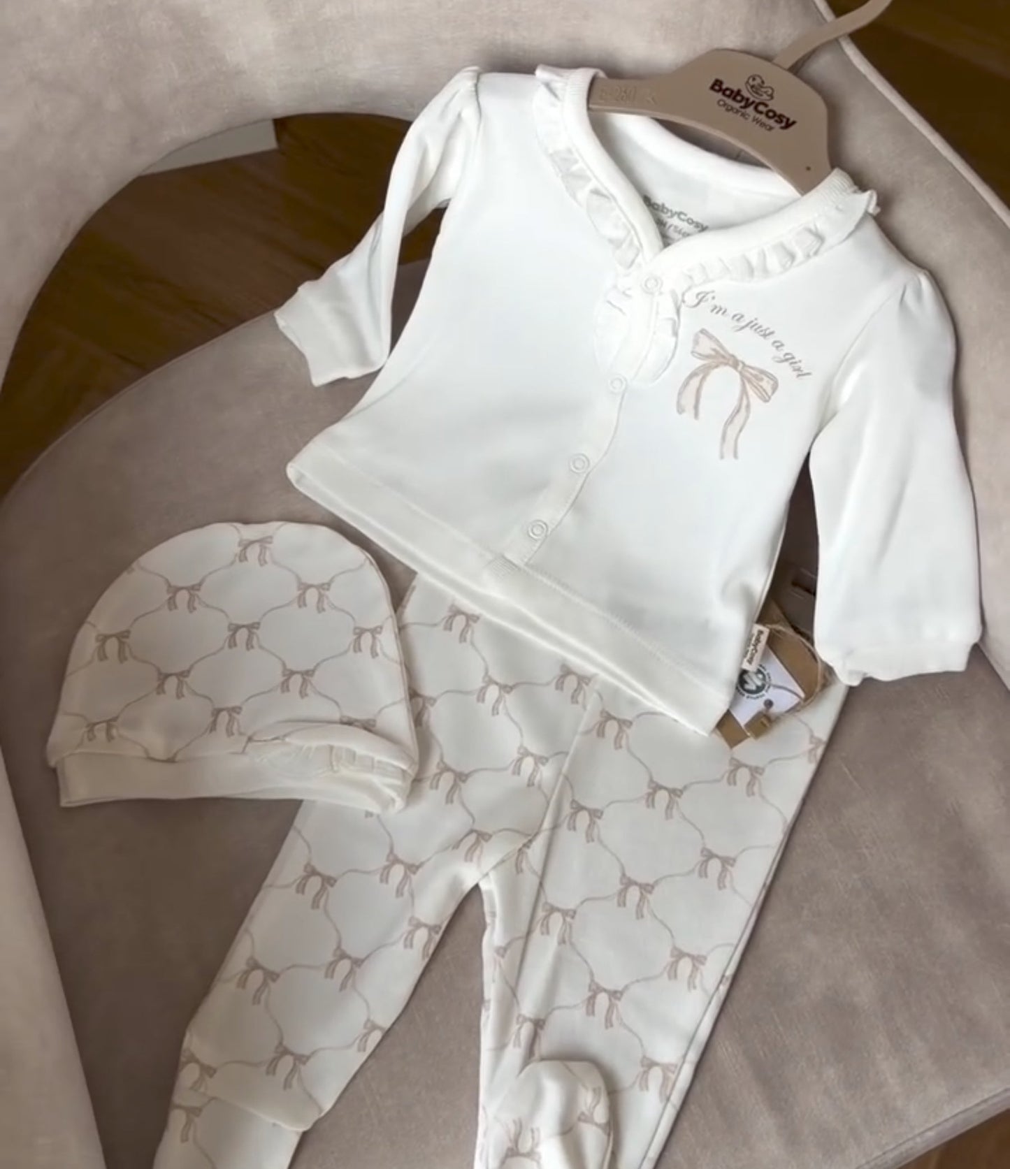 Comfy Bow Set (3pcs)
