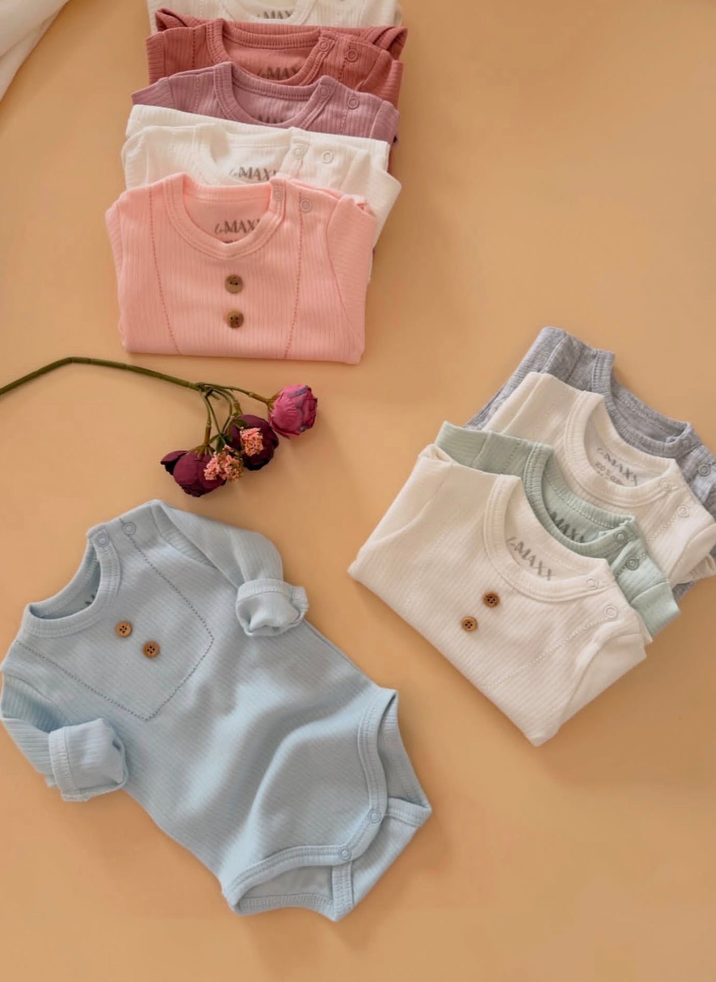 Basic Essential Bodysuit Set (5pcs)